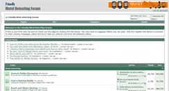 Desktop Screenshot of metaldetectingforum.com
