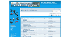 Desktop Screenshot of metaldetectingforum.co.uk